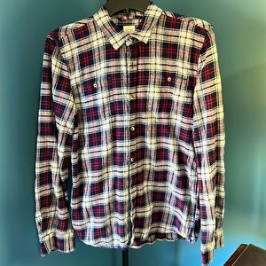 Boys Long Sleeve Flannel Shirt